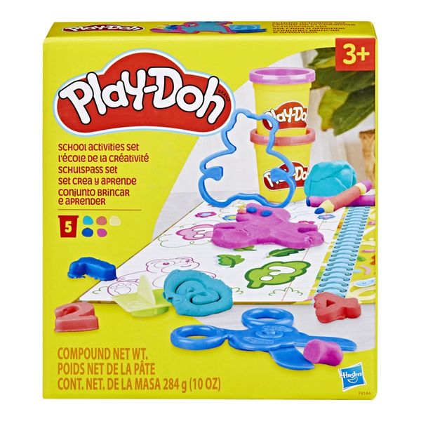 Massa de Modelar Play-Doh Hasbro Conjunto Brincar e Aprender