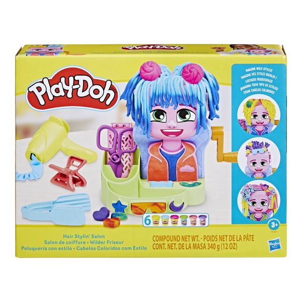 Massa de Modelar Play-Doh Hasbro Cabelos Coloridos com Estilo