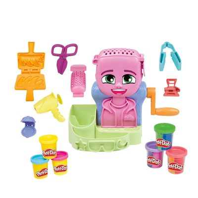 Massa de Modelar Play-Doh Hasbro Cabelos Coloridos com Estilo