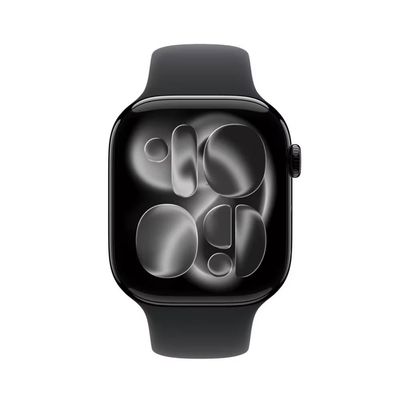 Watch Series 11 GPS + Celular 46mm Preto Brilhante Pulseira M/G Esportiva Preto Apple Preto / Bivolt
