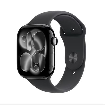 Watch Series 11 GPS + Celular 46mm Preto Brilhante Pulseira M/G Esportiva Preto Apple Preto / Bivolt