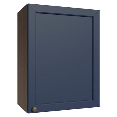 Armário Aéreo 50cm 1 Porta Rustic/azul Vik Madesa Rustic/azul