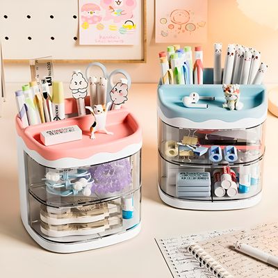 Organizador de Mesa Porta Caneta Escritório