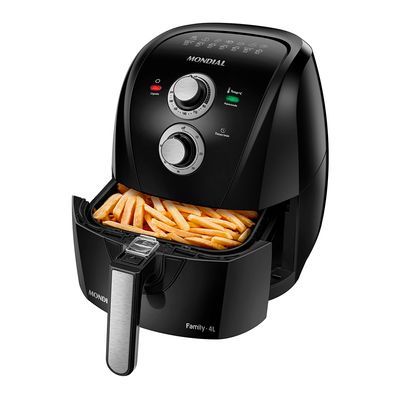Fritadeira Elétrica Air Fryer Mondial Afn-40-LE 4L Preta - 220V