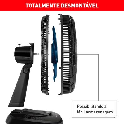 Ventilador de Mesa Arno Xtreme Force Breeze 6 Pás VB50 - 50cm 220V