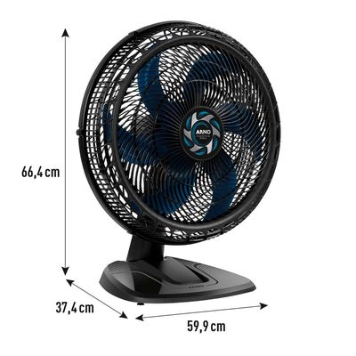 Ventilador de Mesa Arno Xtreme Force Breeze 6 Pás VB50 - 50cm 220V