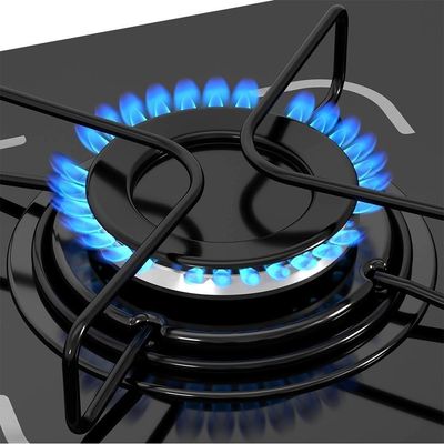Cooktop A Gás Itatiaia Essencial 4 Bocas Mesa Vidro Temperado Preto Acendimento Automático Trempes Resistentes Bivolt
