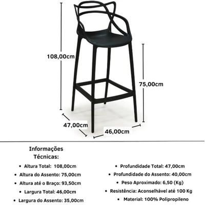 BANQUETA UMIX-401 PRETA