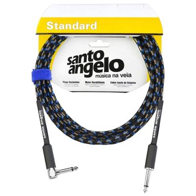Cabo Guitarra Angel Tx 0,30mm P10-p10 3,05m Textil