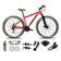 Bicicleta Aro 29 Absolute Nero 5 Freio Hidráulico K7 27v Alumínio Garfo Com Trava Mtb vermelho Tam: 17