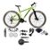 Bicicleta Aro 29 Absolute Nero 5 Câmbios Shimano Altus 27v Freios Hidráulico Garfo C-trava Verde Tam: 17