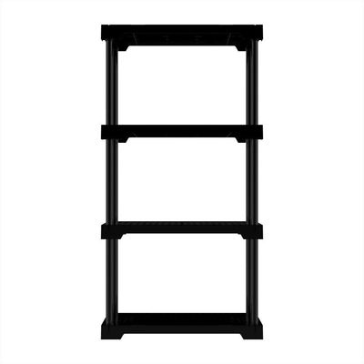 Estante Modular 4 Prateleiras 25 Kg Multiuso Preto Grifit