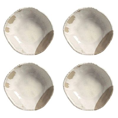 Conjunto De Pratos Fundos 04 Peças Orgânico Eco Pampa Porto Brasil