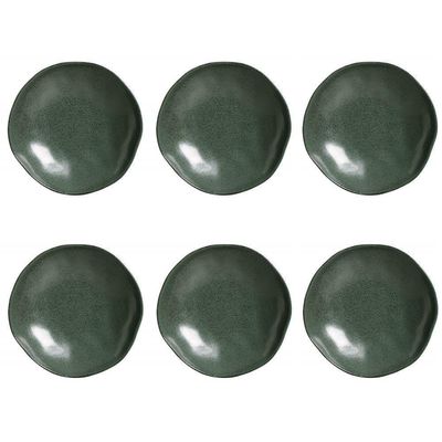 Conjunto De Pratos Fundos 06 Peças Orgânico Arauco Porto Brasil