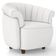 Poltrona Decorativa Para Sala Living Orgânica Perseu M03 Bouclê Cru - Lyam Decor