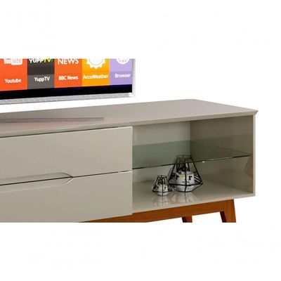 Rack Para Tv Limit 2.2 Off White - Moveisaqui