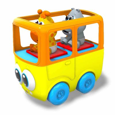 Ônibus Brinquedo Educativo Cardoso Baby Land Fofilhotes