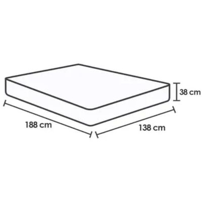 Colchão Star New Casal 138x188x38cm - 1040328338 - Ortobom
