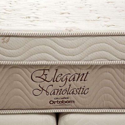 Colchão Elegant Super King Nanolastic 193x203x27cm - 1041527971 - Ortobom