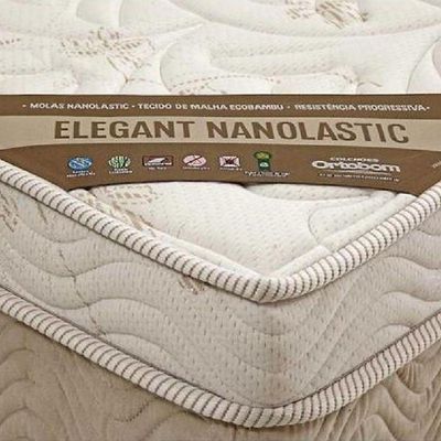 Colchão Elegant Super King Nanolastic 193x203x27cm - 1041527971 - Ortobom