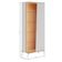 Cristaleira E Aparador Buffet Sena Com Led Sena Off White Matte Freijó - Colibri