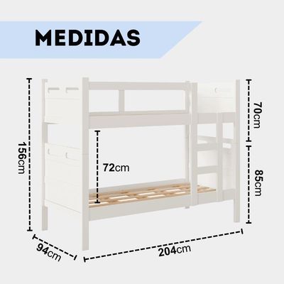 Beliche Multifuncional: Usada Como 2 Camas De Solteiro, Ideal Para Quartos Compartilhados