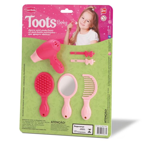 Brinquedo Kit Fashion Bambola Toots com 6 Acessórios