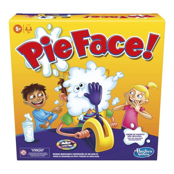Jogo Hasbro Pie Face Hilário Jogo Hasbro Pie Face Hilário