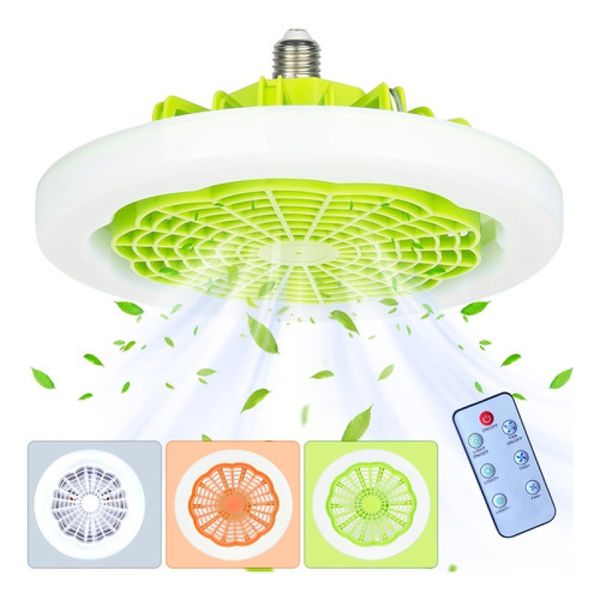 Ventilador De Teto 10,2 Polegadas 30w C/ Controle Remoto