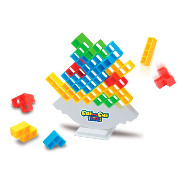 Jogo de Tabuleiro Estrela Cai Não Cai Tetris Jogo de Tabuleiro Estrela Cai Não Cai Tetris