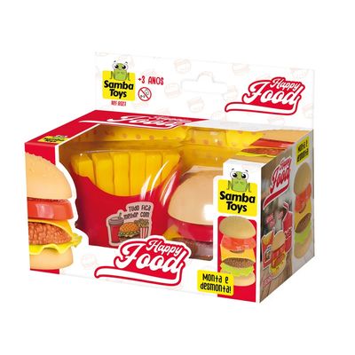 Kit Comidinha Happy Food Samba Toys - Item Sortido