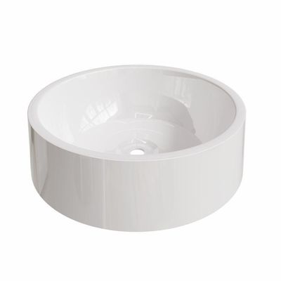 Cuba De Apoio Para Banheiro E Lavabo Turquesa Redonda Luxo Design Moderno