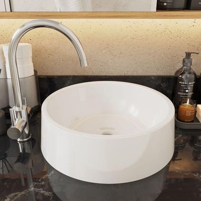 Cuba De Apoio Para Banheiro E Lavabo Turquesa Redonda Luxo Design Moderno