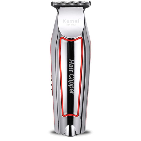 Máquina de acabamento cortar cabelo barba Barbeador Profissional Recarregável Original kemei KM-032
