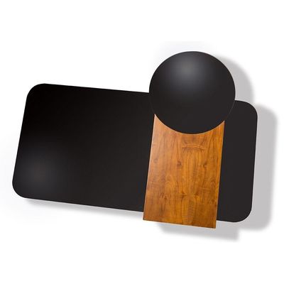 Mesa de Centro Arena Retangular Vidro MDF Madeira Maciça 140CM Branco
