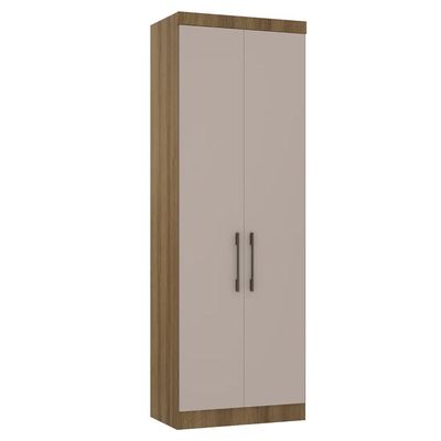 Guarda Roupa Modulado 79cm Com 2 Portas Delphi Avelã/cinnamon L01 - Mpozenato