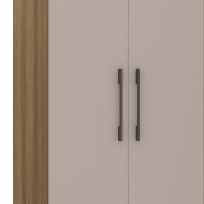 Guarda Roupa Modulado 79cm Com 2 Portas Delphi Avelã/cinnamon L01 - Mpozenato