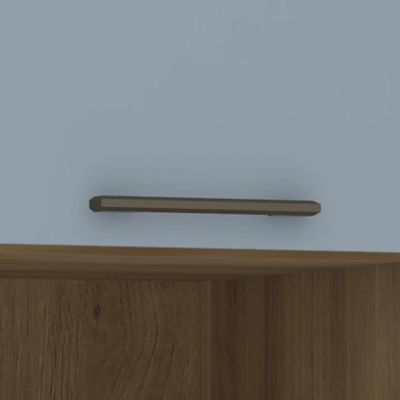 Escrivaninha Bancada Estudo Modulada 90cm Delphi Avelã/grey L01 - Mpozenato