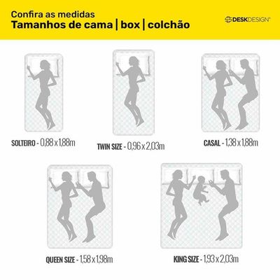Calçadeira Baú Grace 140CM Casal Sintético com Estrutura Madeira Preto