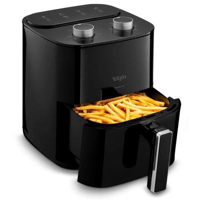 Fritadeira Air Fryer Elgin Facilita Fry AFG35 3,5L 1400W Preto 220V