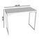 Escrivaninha Retangular Home Office Industrial sem Gavetas MDF 100CM Branco