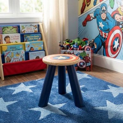 Mini Banqueta Escudo Capitão América Marvel