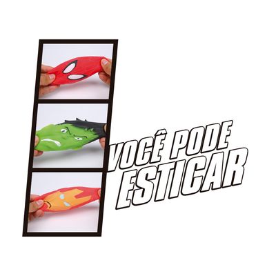 Cabeça de Borracha Toyng Marvel - Item Sortido