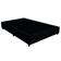 Cama Box Casal Suede Mega Cama Preto 138x188x42cm