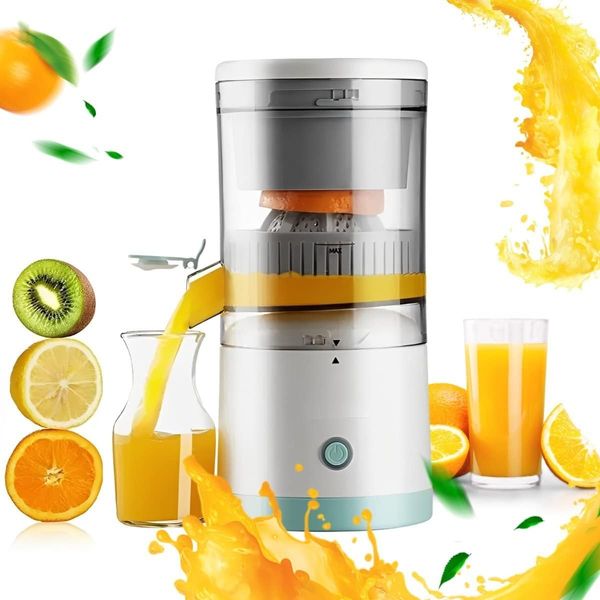 Espremedor Laranja Automático Usb Citrus Juicer - Bateria Recarregavél