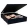 Cama Box Baú Casal Suede Mega Cama 138x188x45cm Preto
