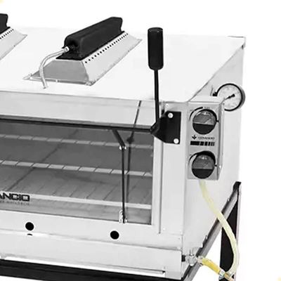 Forno Industrial Venâncio Roma Inox Gratinador Com Queimador Infravermelho Gás Glp Firiv90