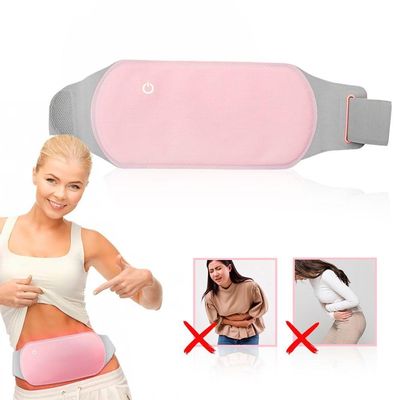 Cinta De Aquecimento Alivio Cólica Menstrual Almofada Esquenta Rosa