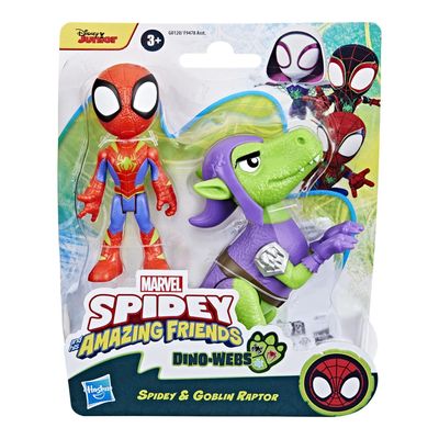Kit de Figuras Spidey e seus Amigos Espetaculares Hasbro Dino-Webs