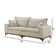 Sofá 4 Lugares Living Linho M-47 Martins Creme